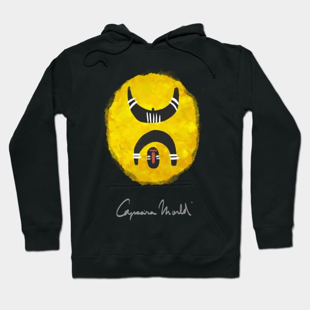 Au Indigena - Capoeira World Hoodie by beatrizescobarilustracion